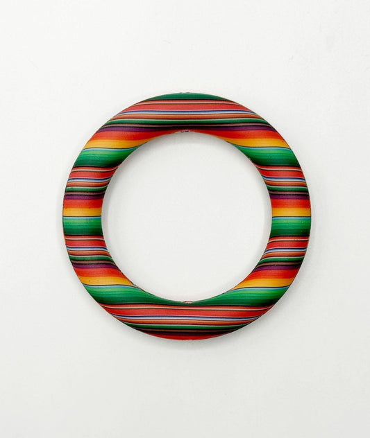 Collaboration CTS : Bague en silicone imprimé Serape 65 mm