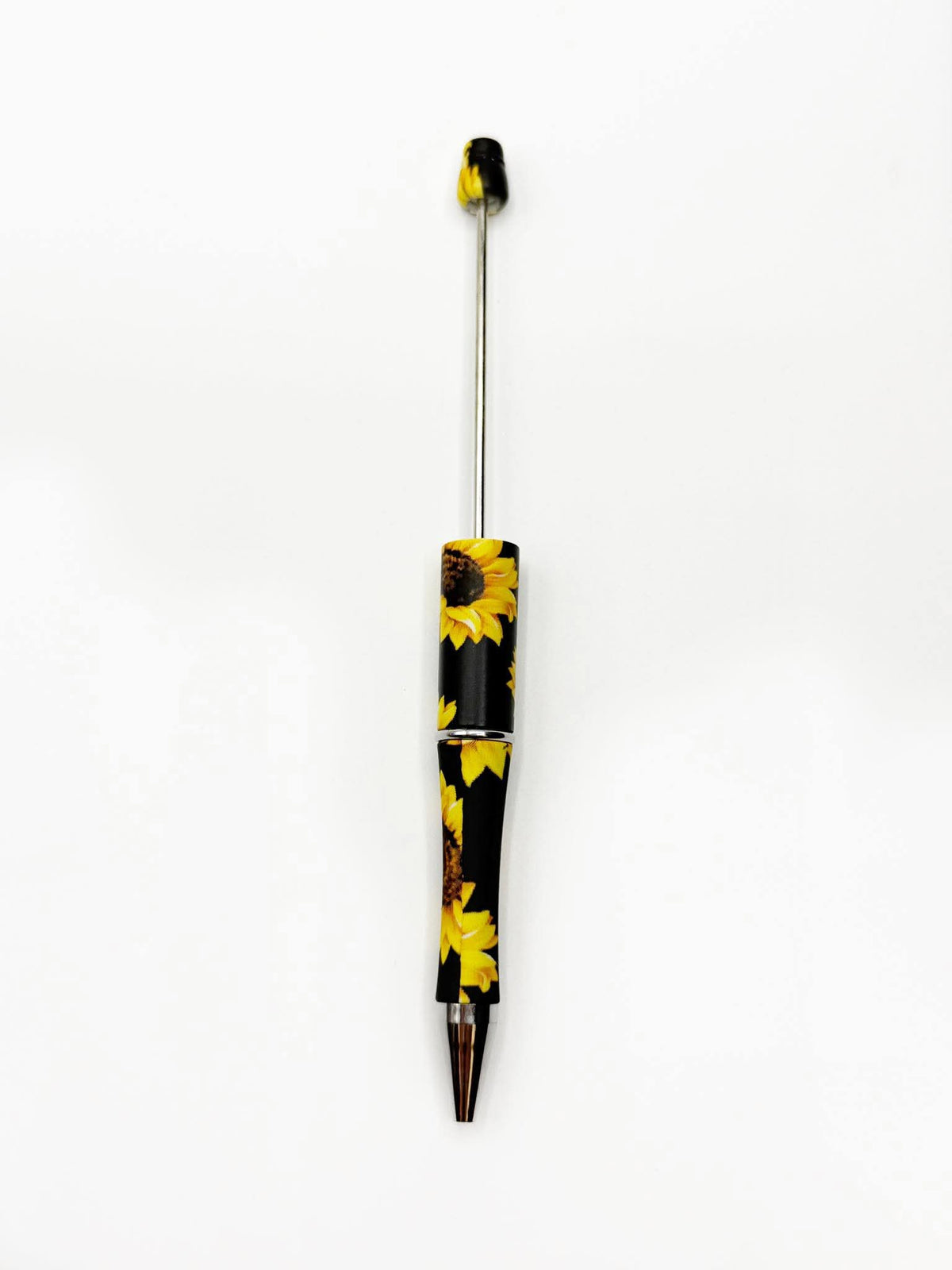 Création CTS : Stylo perlé en plastique imprimé tournesol**Brevet en instance**