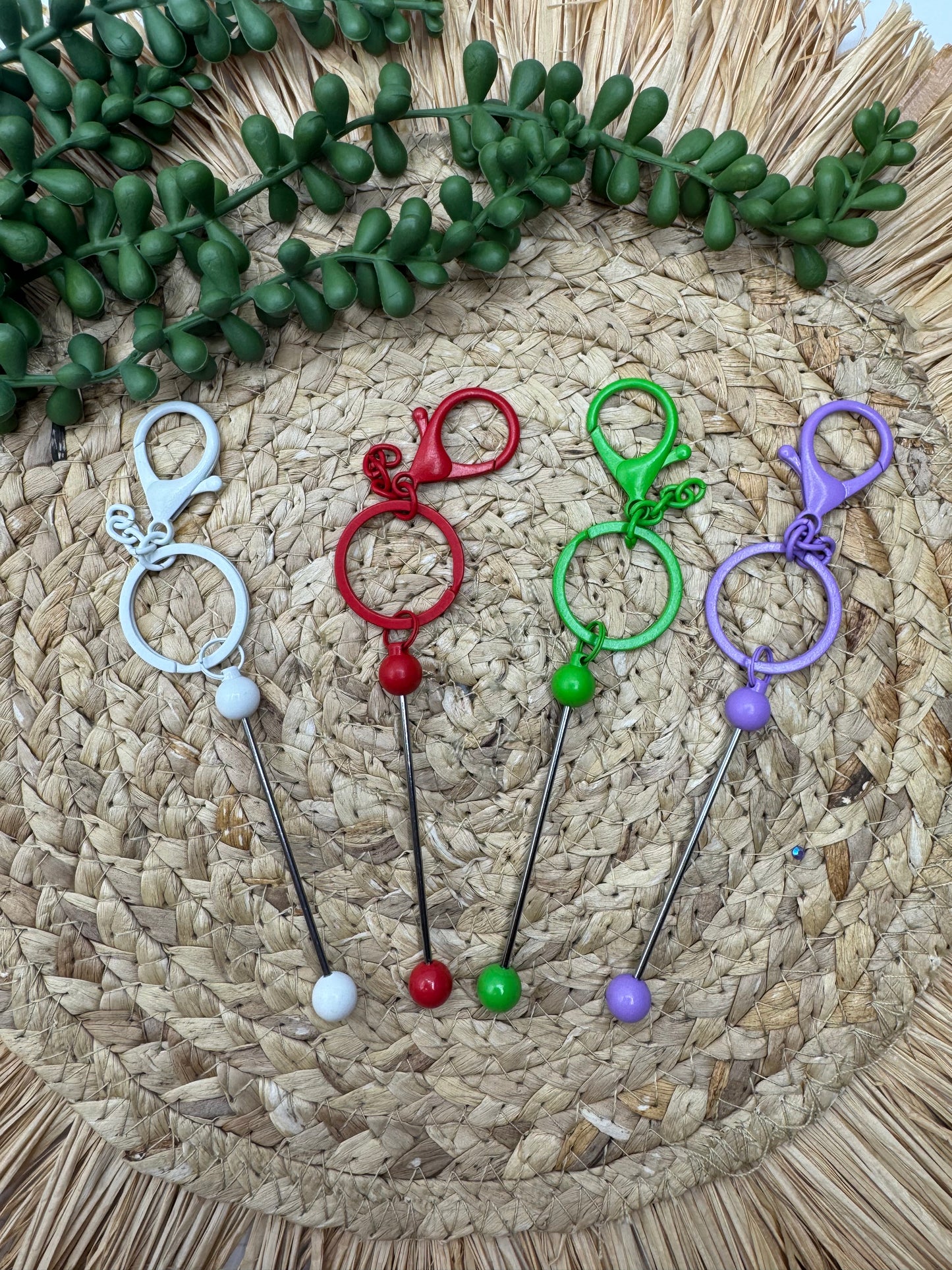 Barres de porte-clés de couleur unie