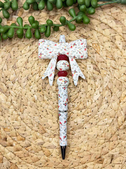 CTS Creation: Cardinal Big Bow Energy Focal Bead