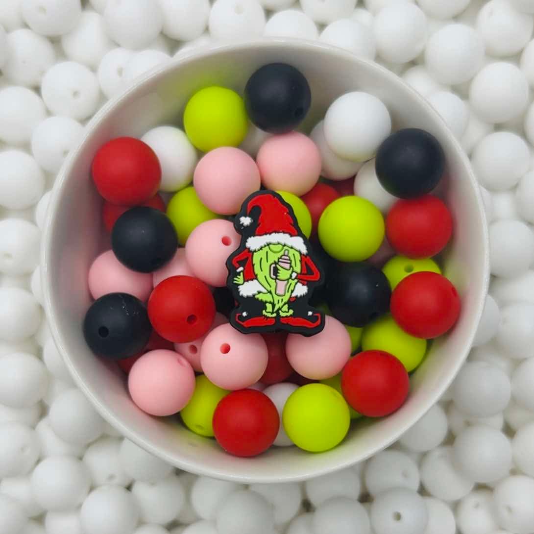Stealing Santa's Tumbler Focal Bead