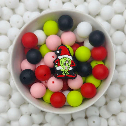Stealing Santa's Tumbler Focal Bead