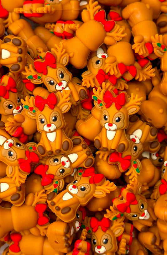 Rudolph's Crush Focal Bead