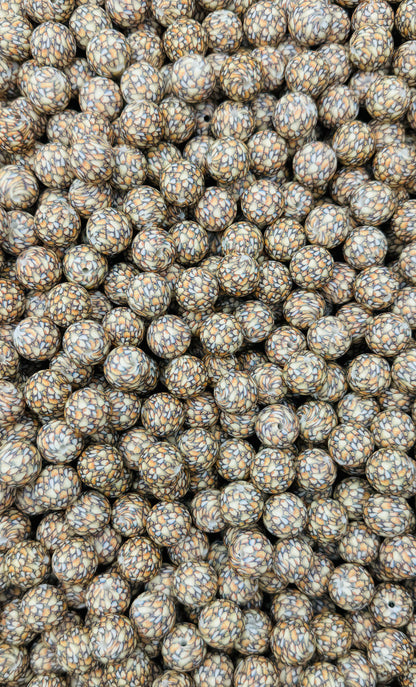 CTS Creation: Cheese the Day Printed 15mm Bead
