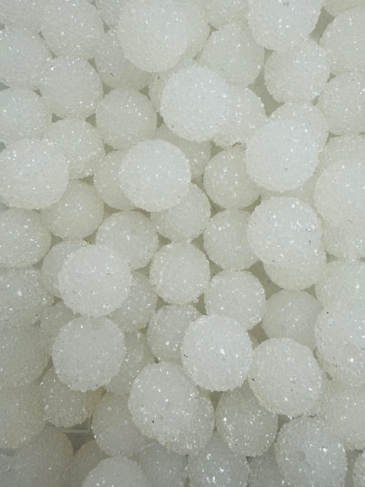 Clear Sugar 20mm Acrylic Bead