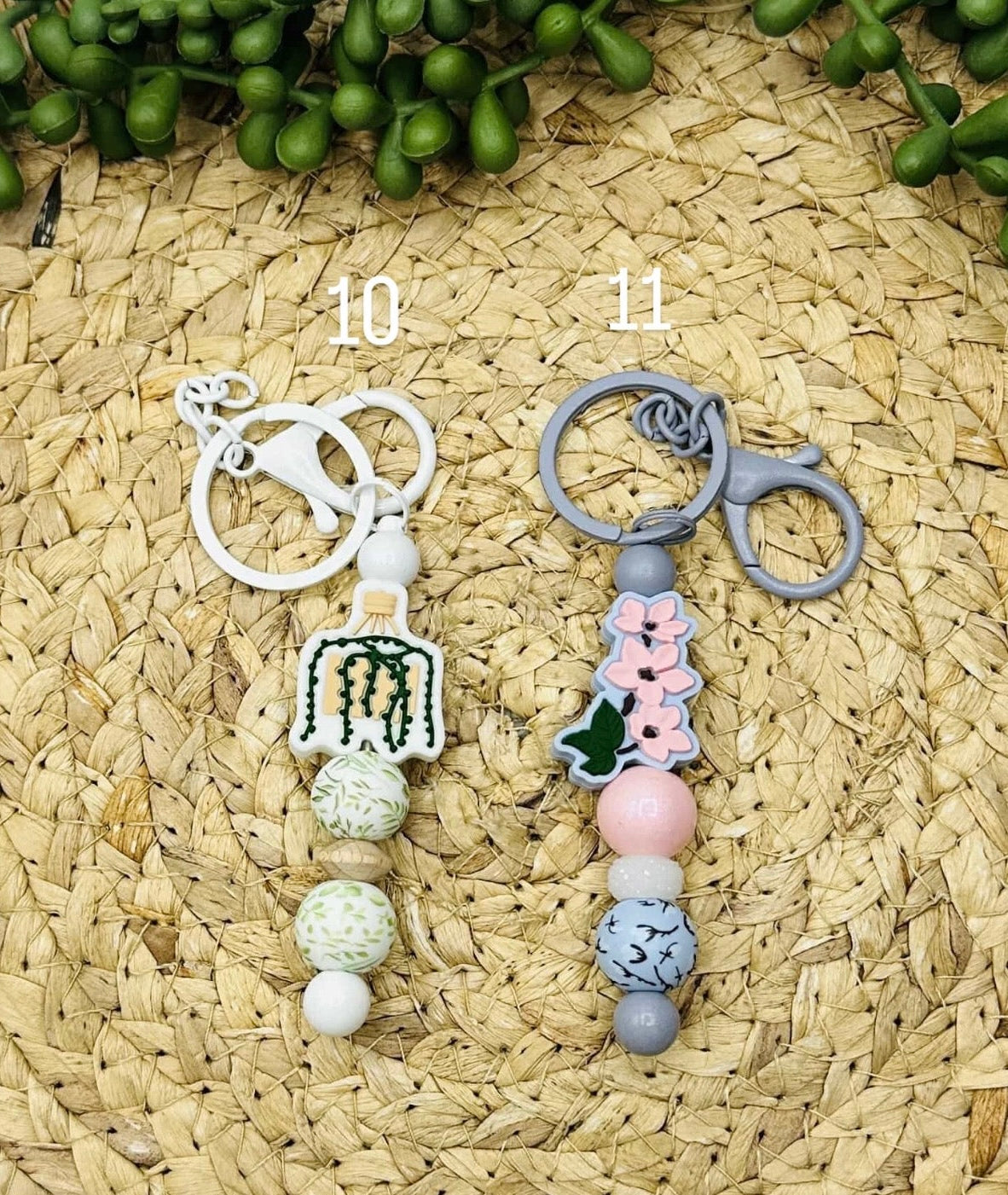 Flower Premade Keychains