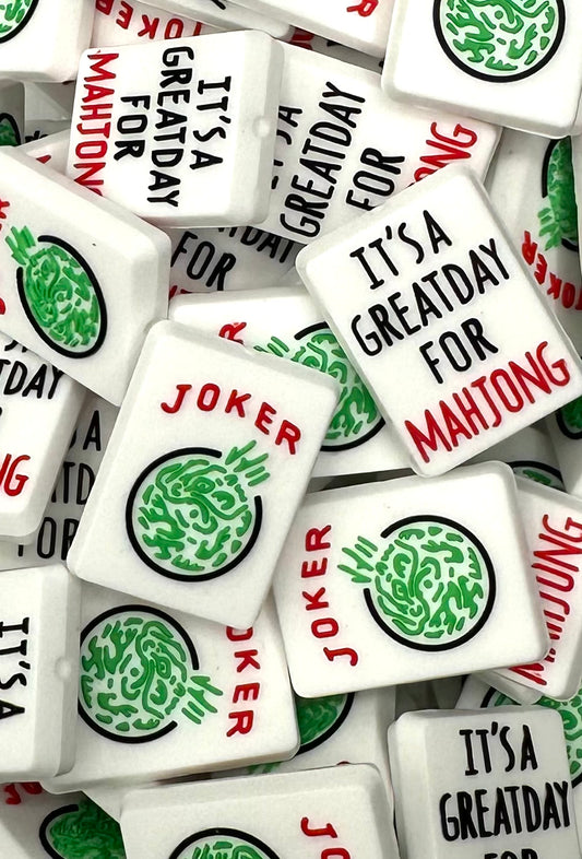 Mahjong Boss Babe Focal Bead