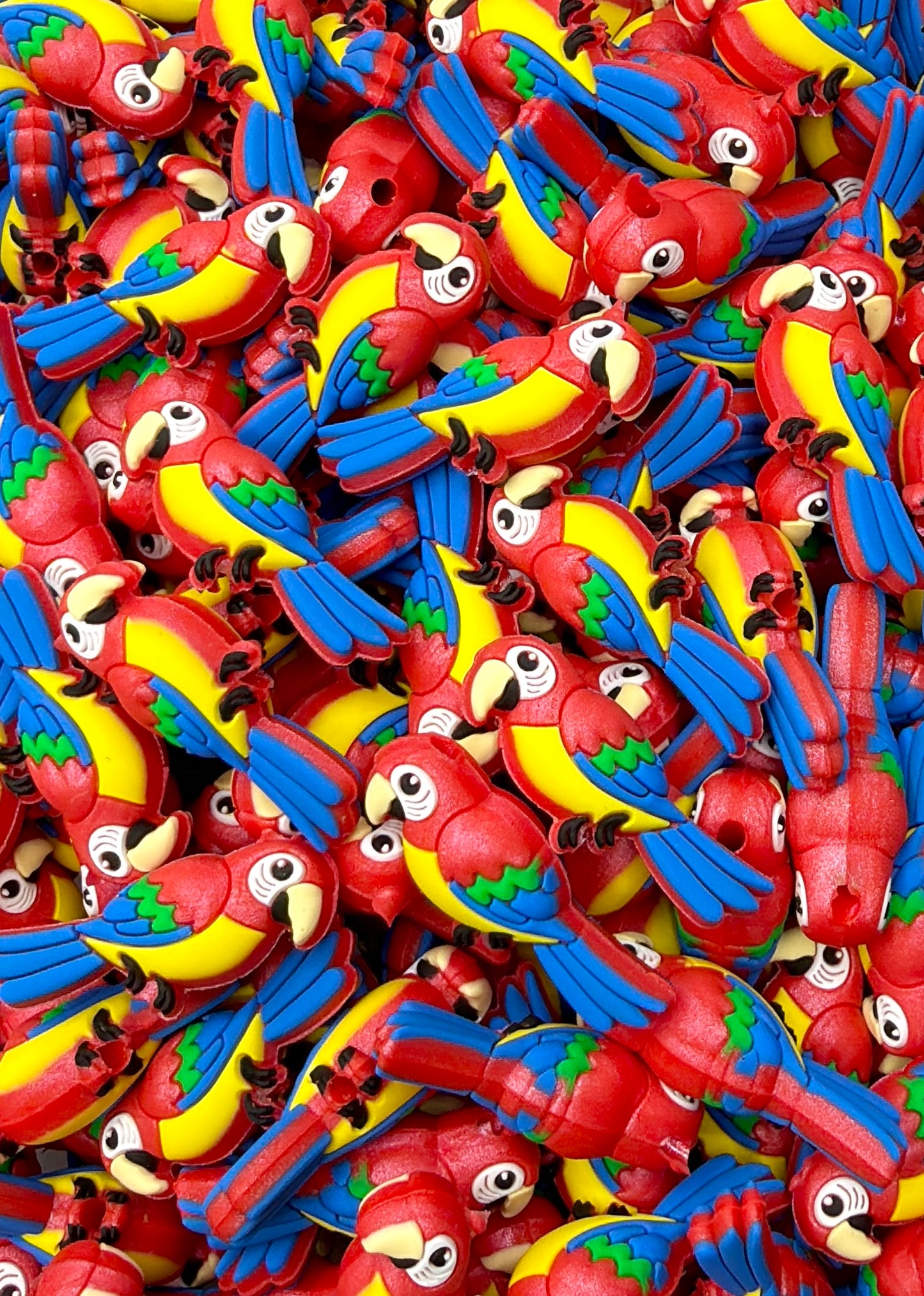 Tropical Parrot Focal Bead