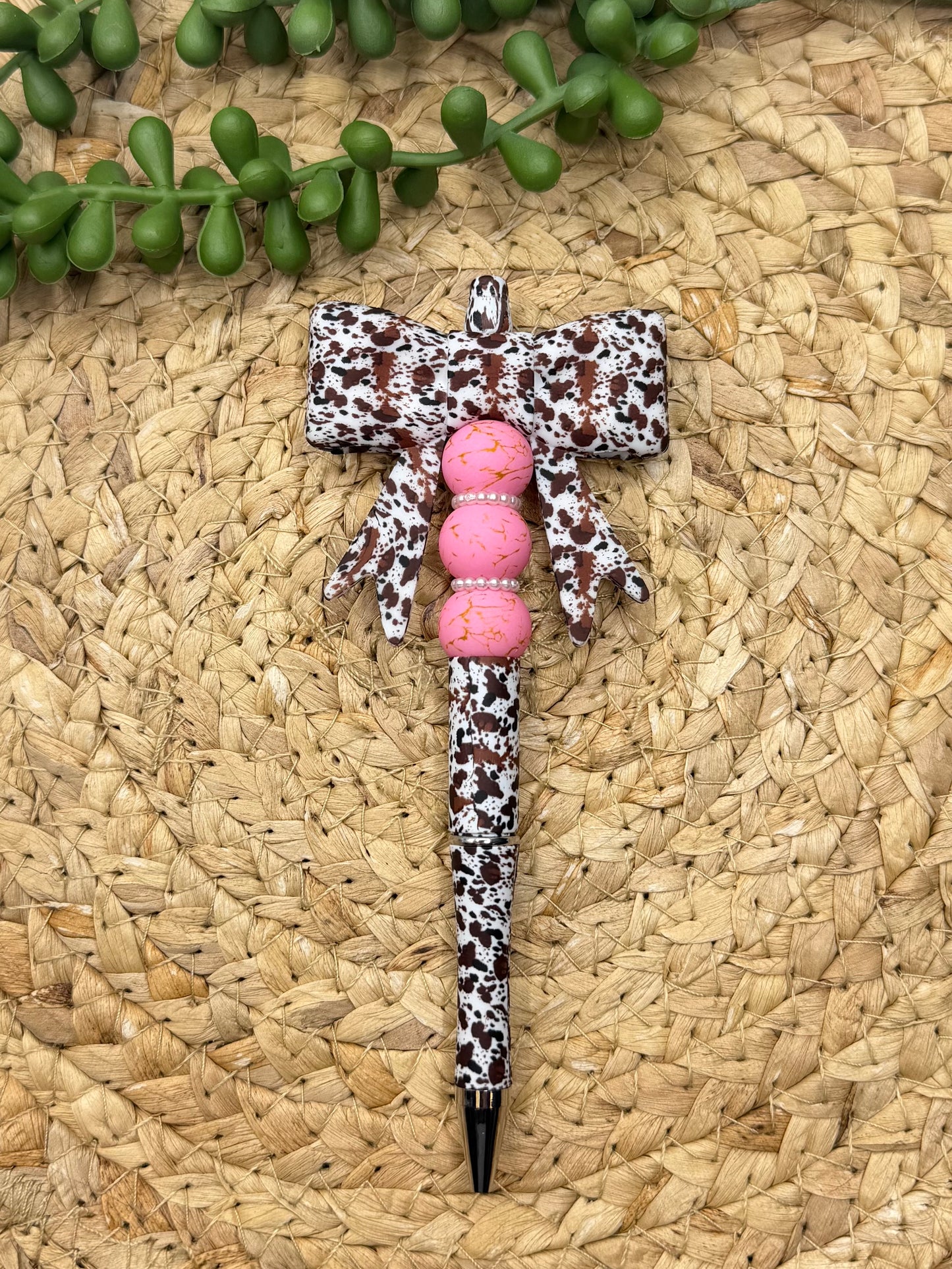 CTS Creation: Brown Cow Big Bow Energy Focal Bead