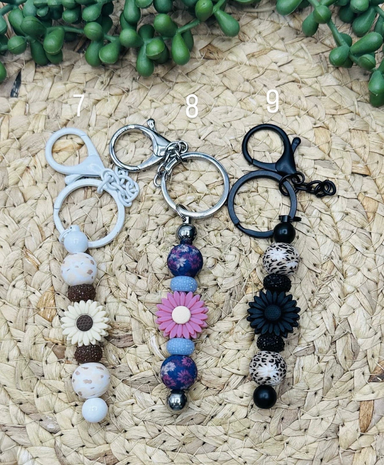 Flower Premade Keychains