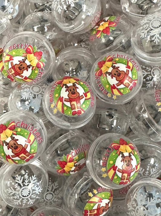 Acrylic Light Up Christmas Beads