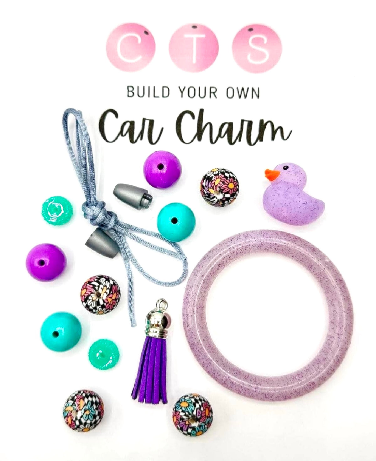 Ursula Duck Hanging Car Charm Kit