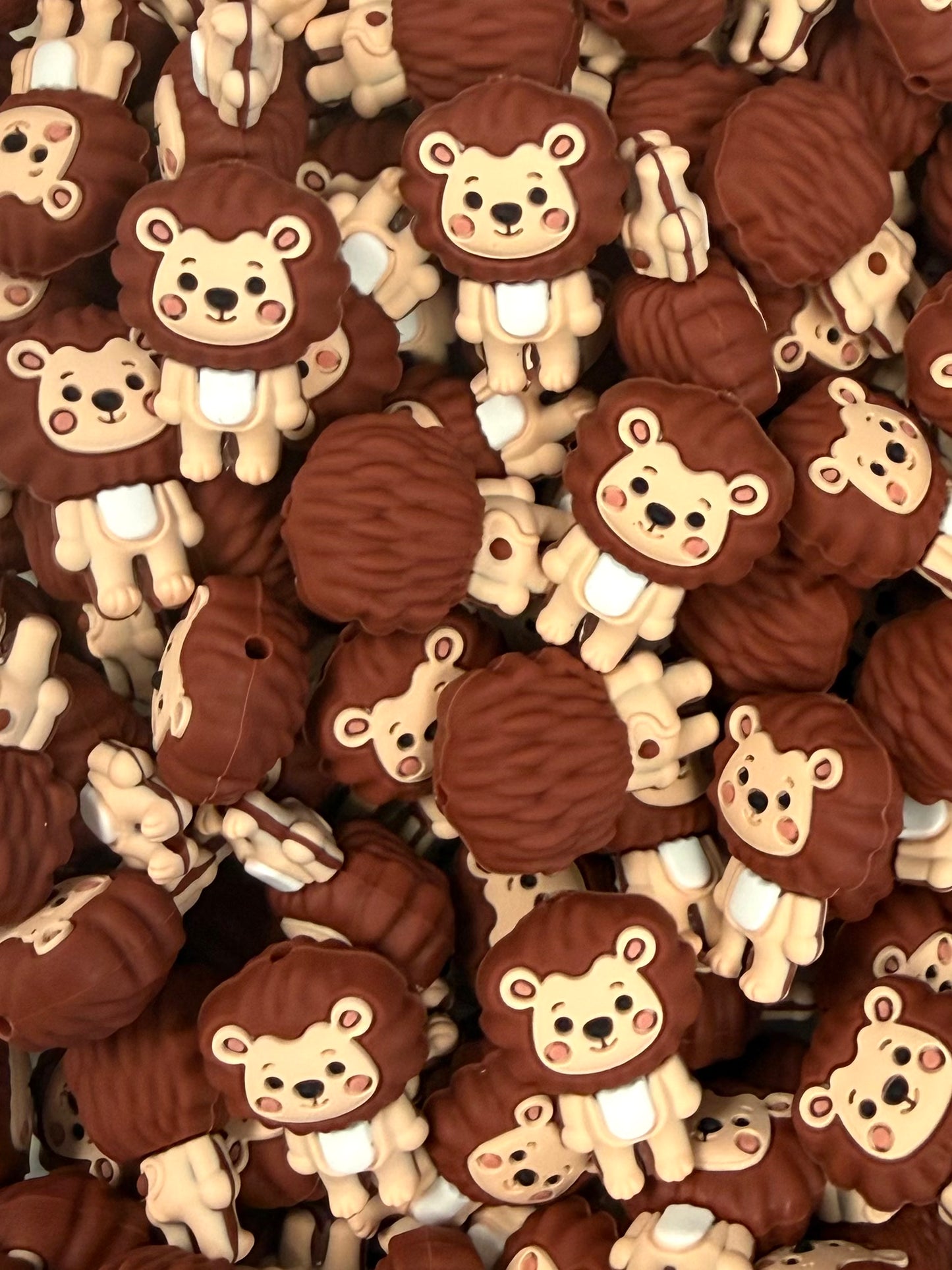 Stuffed Lion Focal Bead