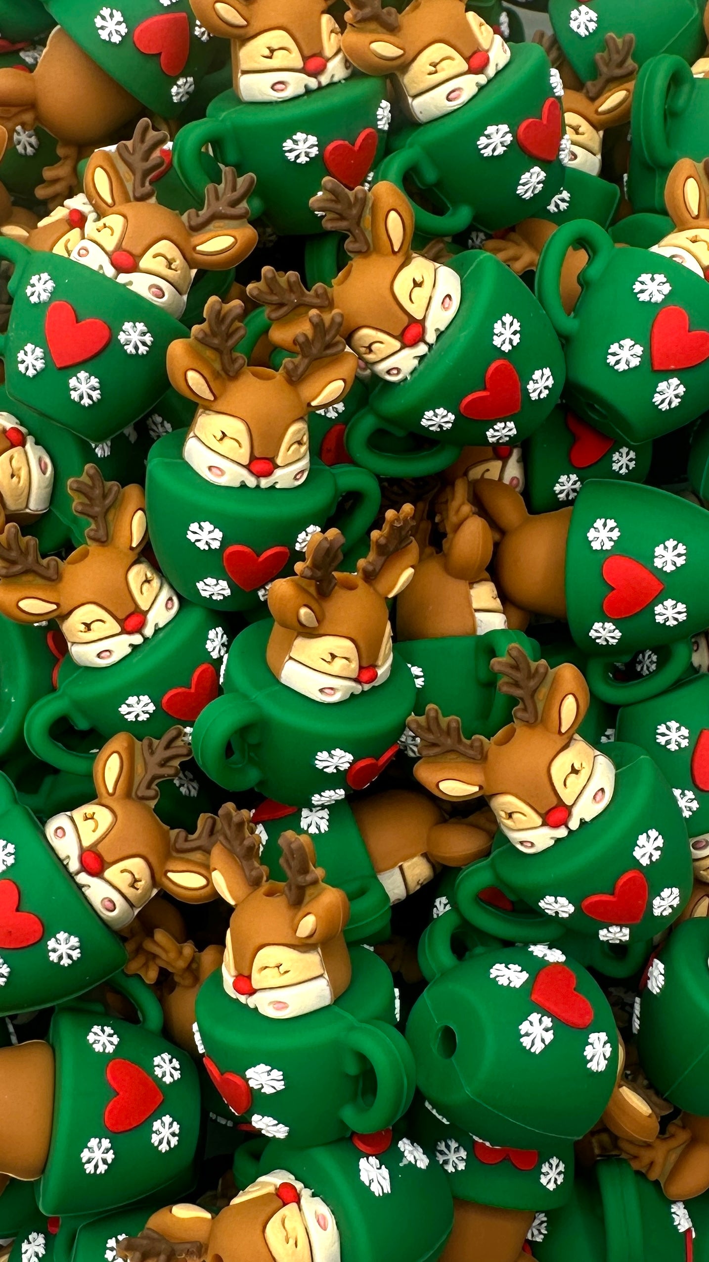 Red Nose Roast Focal Bead