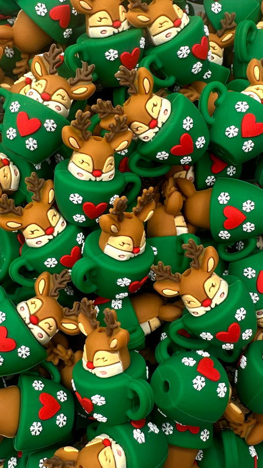 Red Nose Roast Focal Bead