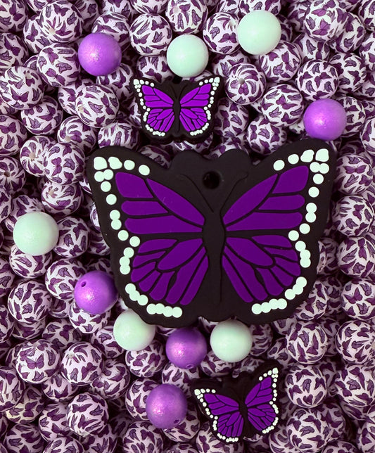 3 Way Mix: Bright Purple Monarch Butterfly