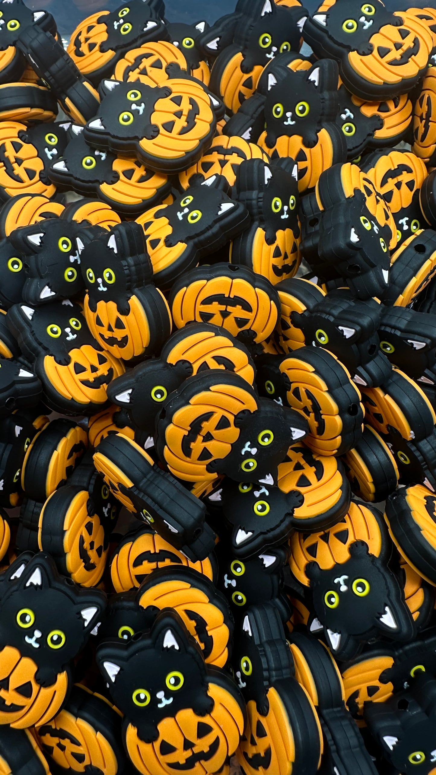 Meow-o-ween Focal Bead