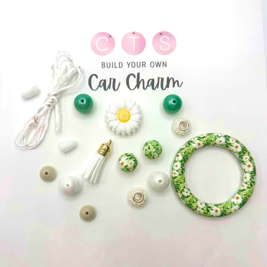 Opal Daisy Hanging Car Charm Kit