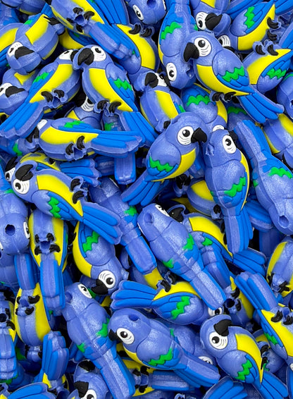 Tropical Parrot Focal Bead