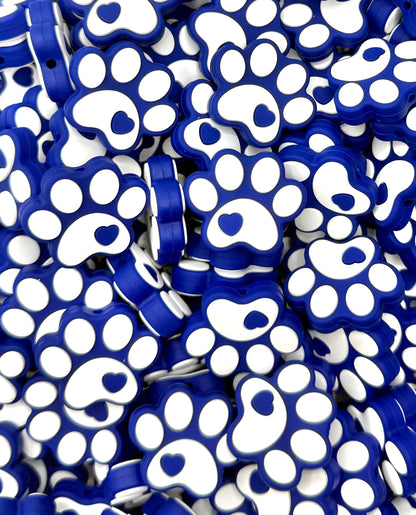 Paw Print Focal Bead