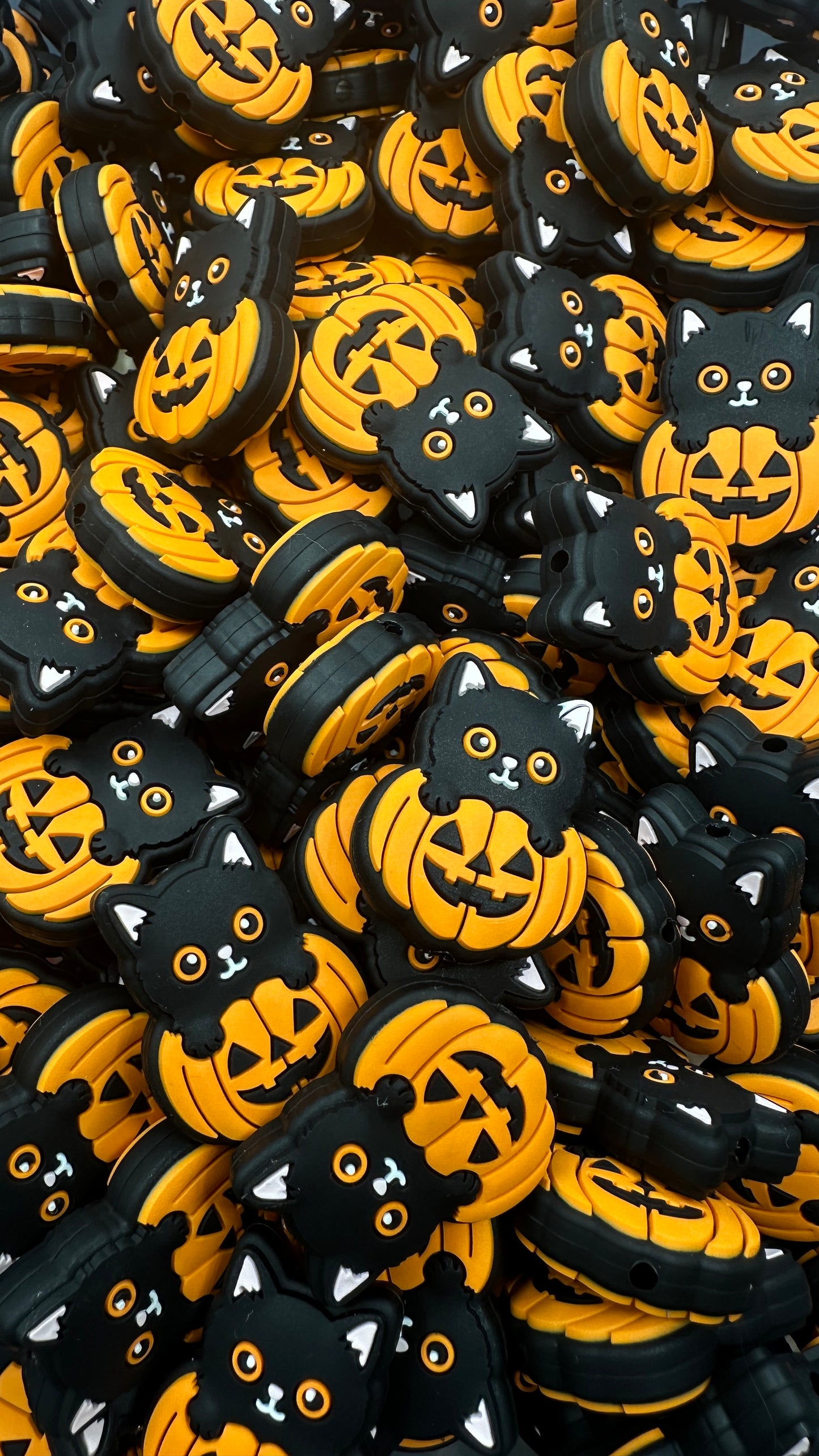 Meow-o-ween Focal Bead