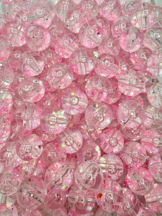 Pink 16mm Acrylic Water Beads