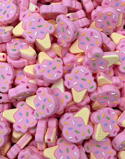 Ice Cream Cone Focal Bead