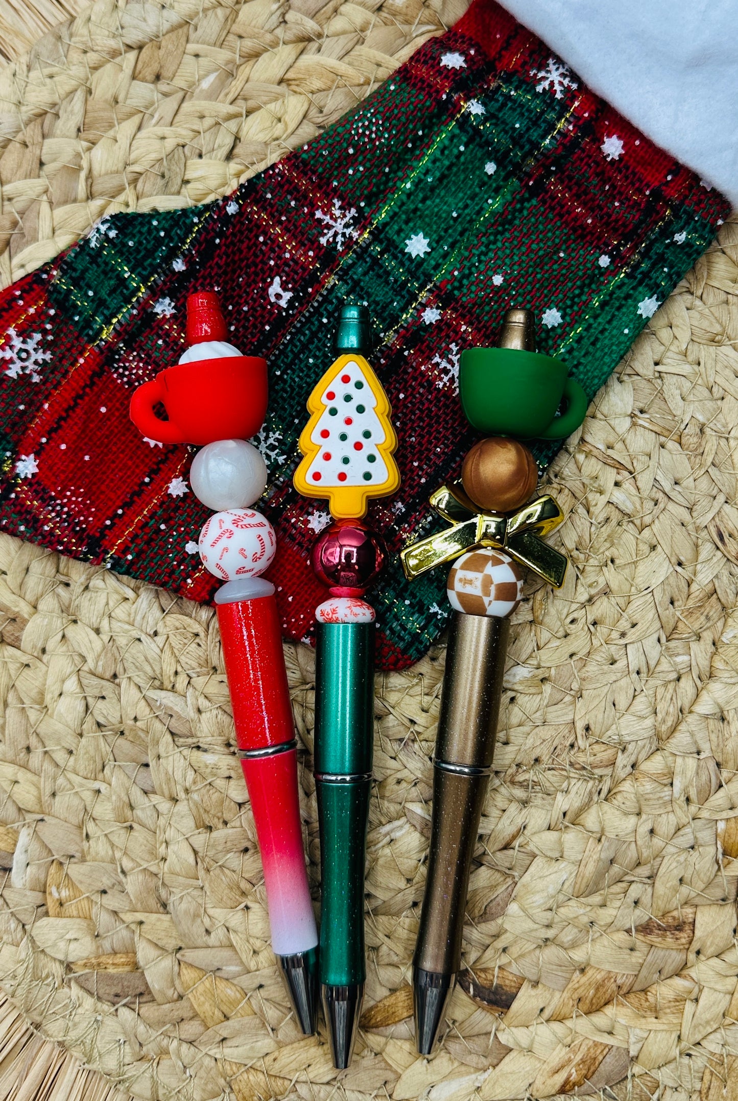 Christmas Beadable Pen Kit