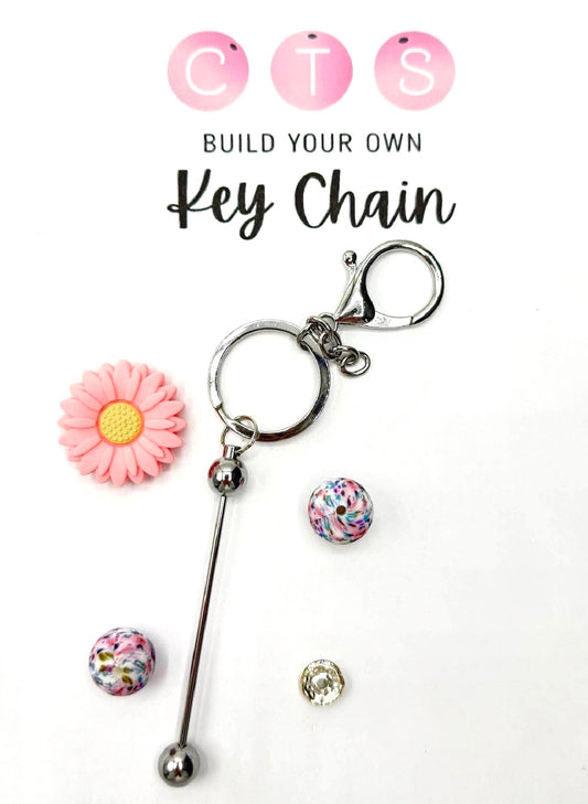 Pink Flower Keychain Kit