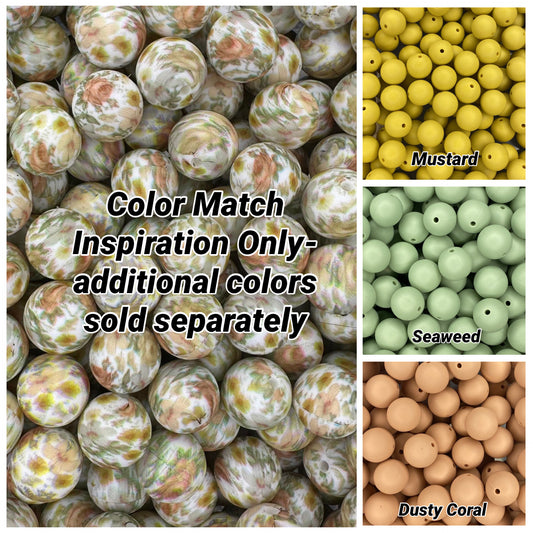 LAST CHANCE: BULK 100 Count 15mm-Vintage Floral #4