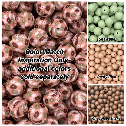 All is Bright 15mm Printed Bead