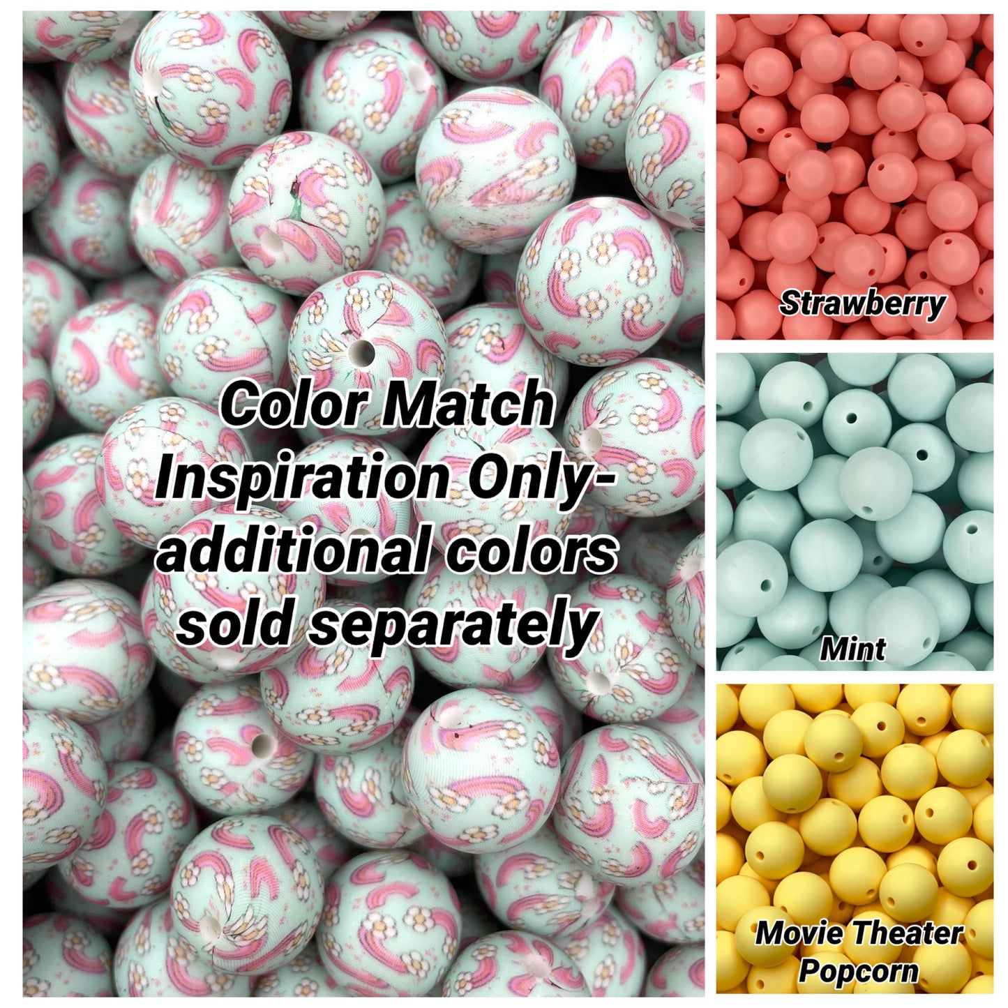 Somewhere over the Daisy 15mm Bead