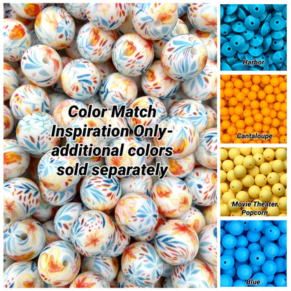 Paradise Flowers 15mm Bead