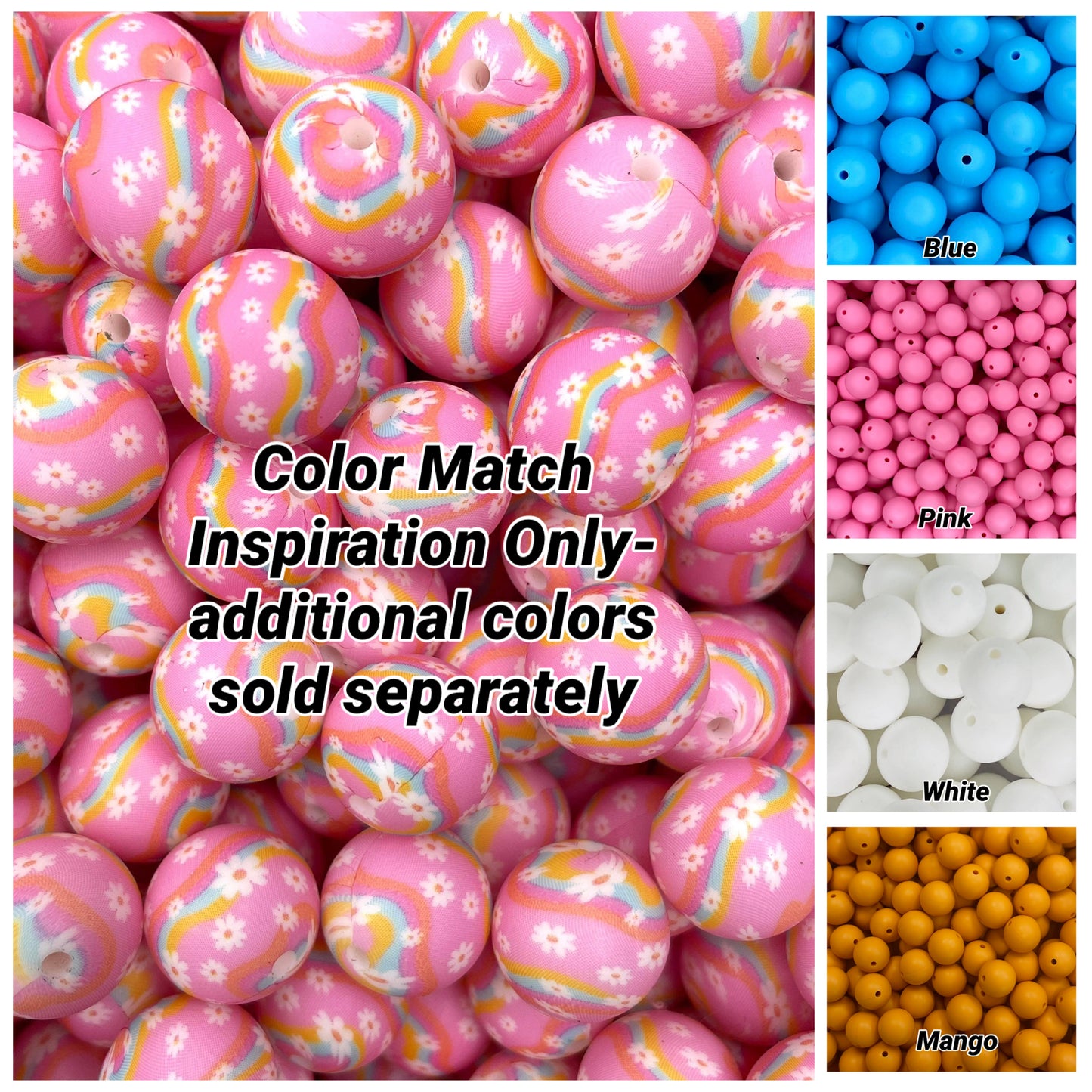 Flower Power 15mm Bead