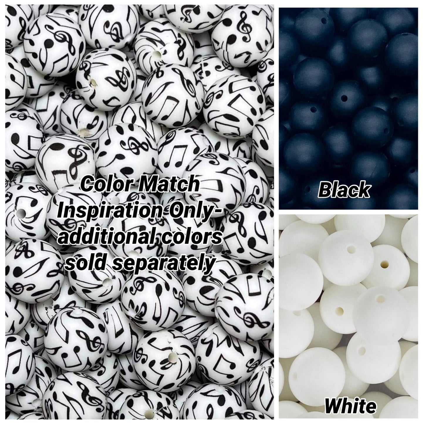 Sing Printed 15mm Bead