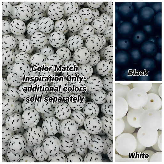 Semi Colon (Boss Babe) Printed 15mm Bead