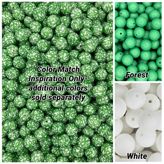 CTS Creation: Mental Health Awareness 15mm Printed Bead