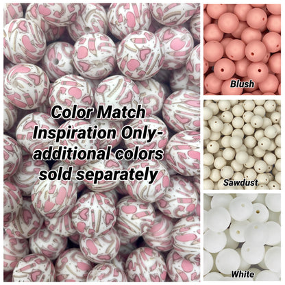 CTS Creation: Love to Learn Printed 15mm Bead