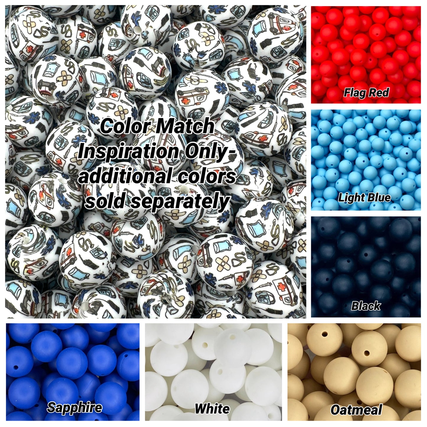 Soyez tout ce que vous pouvez être imprimé perle de 15 mm
