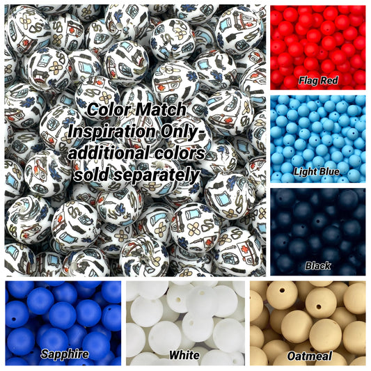 What's Your Emergency? Printed 15mm Bead