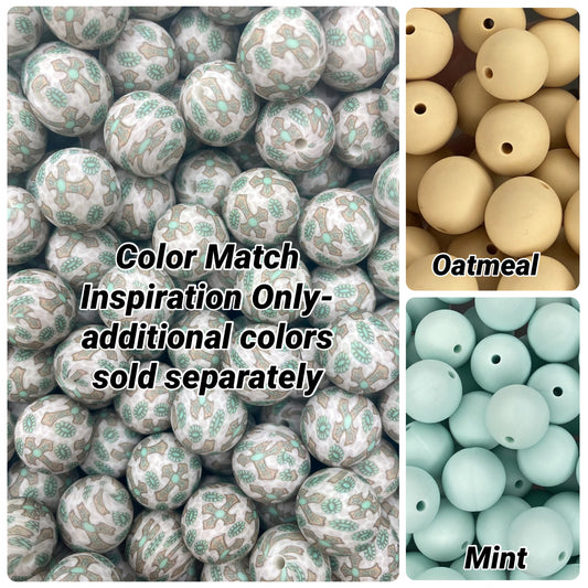 CTS Creation: Western Cross Printed 15mm Bead
