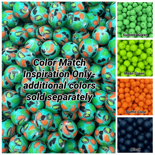 CTS Creation: Cacti and Creamsicles 15mm Printed Bead