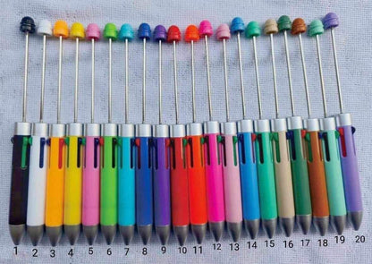 **Stylo de ma jeunesse** Stylos à billes vierges en plastique à encre multicolore