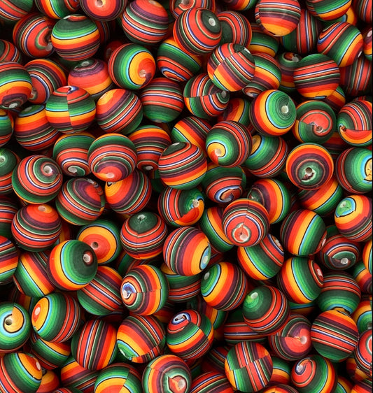 LAST CHANCE: BULK 100 Count 15mm-Red Serape #10