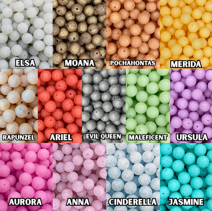 Ursula Glitter 12mm Beads