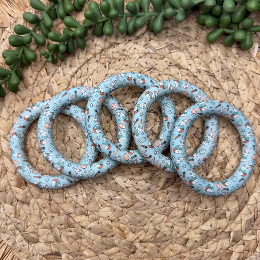 Anneaux en silicone imprimés 65 mm