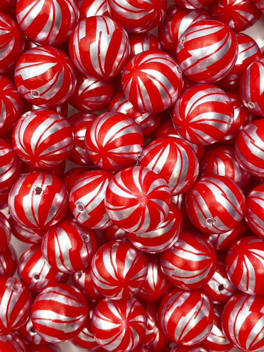 Swirled Candy 20mm Acrylic Bead