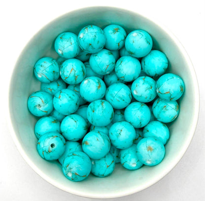 CTS Creation: Turquoise Stone 15mm-MINI BULK 50 Count