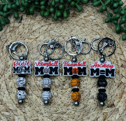 Sport Mom Premade Keychains