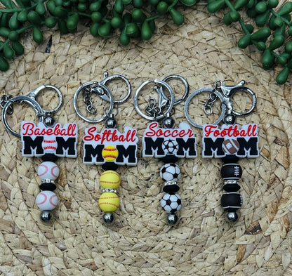 Sport Mom Premade Keychains